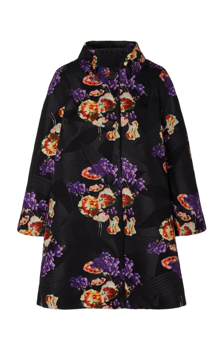 Anna Sui Gathering Geraniums Coat