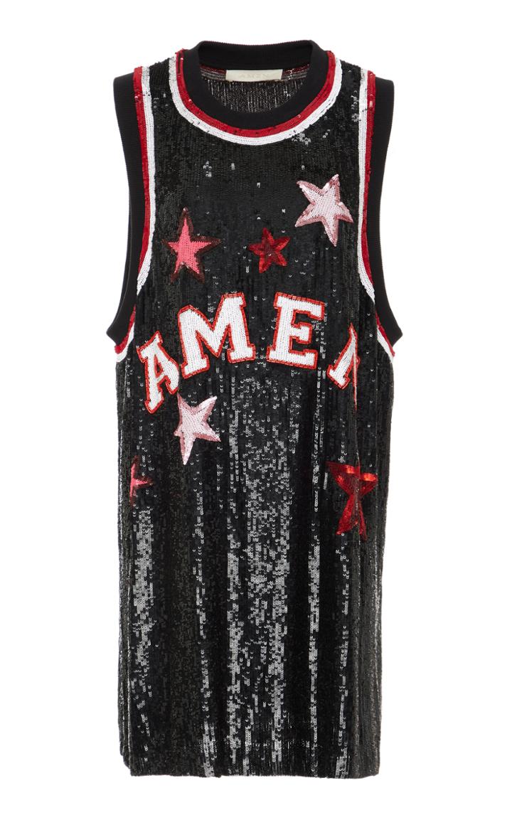 Amen Couture Paillette Embellished Jersey Dress