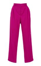 Christine Alcalay Wool Pleated Trouser