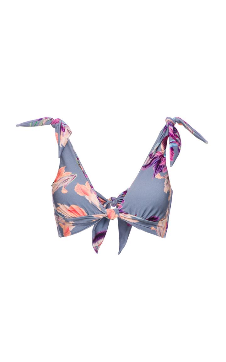 Moda Operandi Patbo Grace Knotted Bikini Top Size: Xs