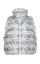 Moda Operandi Anas Jourden Zebra-print Puffer Vest Size: 34