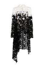 Oscar De La Renta Degrade High-low Lace Tunic