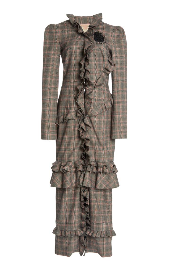 Moda Operandi Brock Collection Rangiroa Cotton-blend Coat