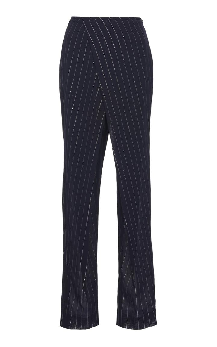 Jeffrey Dodd Wool Tapered Wrap Pants