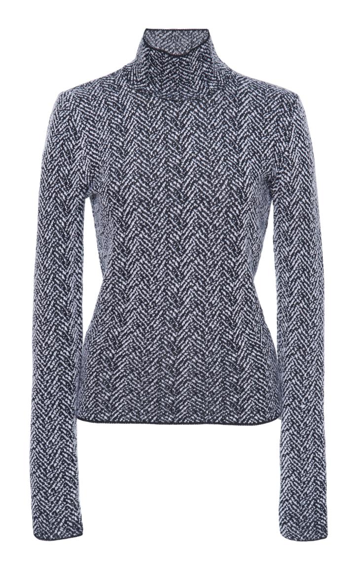 Versace Long Sleeved Wool Turtleneck