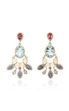 Eden Presley 14k Gold Elmerite Opal And Diamond Earrings