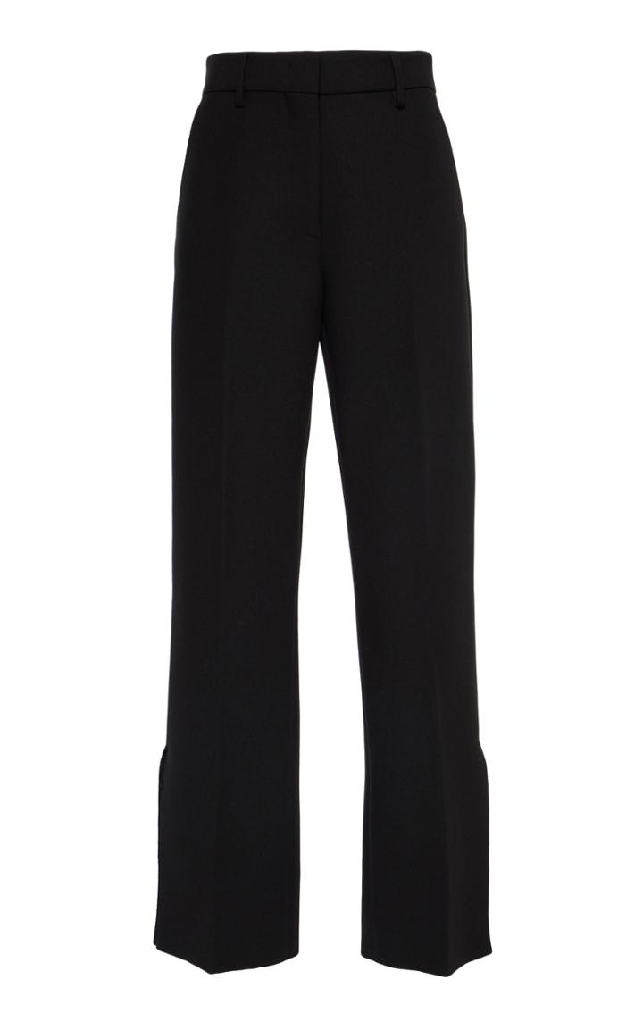 Msgm Double Crepe Cady Split Pant