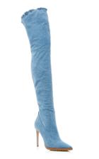 Monse Denim Over The Knee Boot