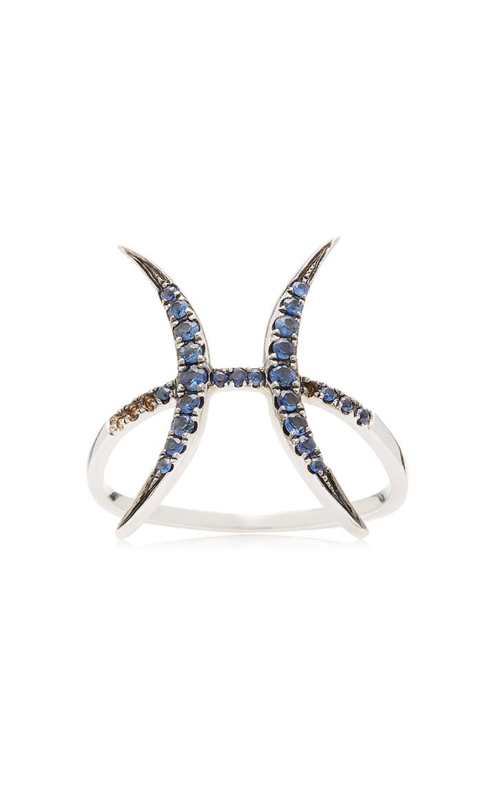 Runa Pisces 9k Gold Sapphire Ring