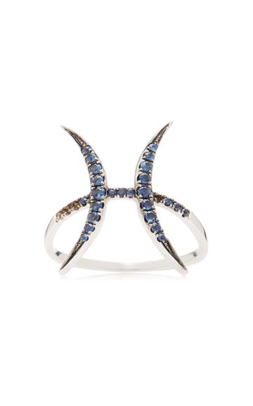Runa Pisces 9k Gold Sapphire Ring