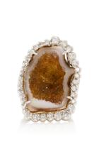 Kimberly Mcdonald One-of-a-kind Grey Geode Ring