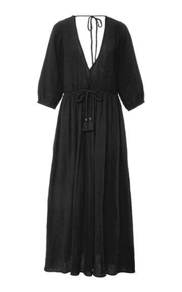 Bird & Knoll Alejandra Cotton Gauze Maxi Dress