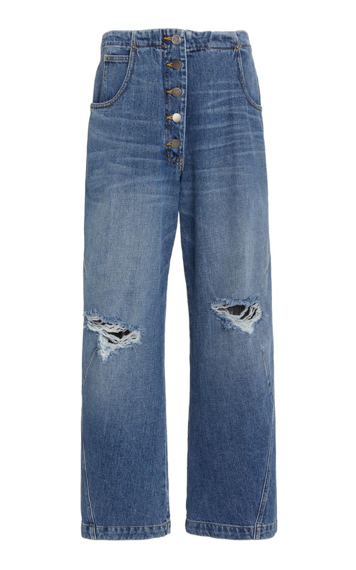 Rachel Comey Wilkes Rigid Distressed Denim Pants