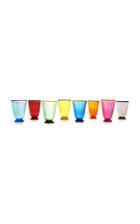 La Doublej Housewives Set-of-eight Assorted Rainbow Glasses