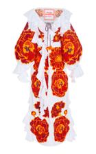 Yuliya Magdych Marigold Ruffle Cotton Caftan