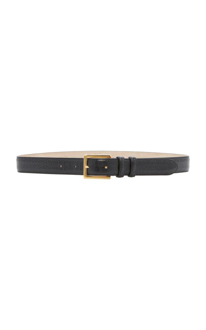 Marc Jacobs Croc-effect Leather Belt