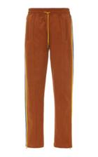 Just Don Striped Cotton-blend Canvas Track Pants Size: M