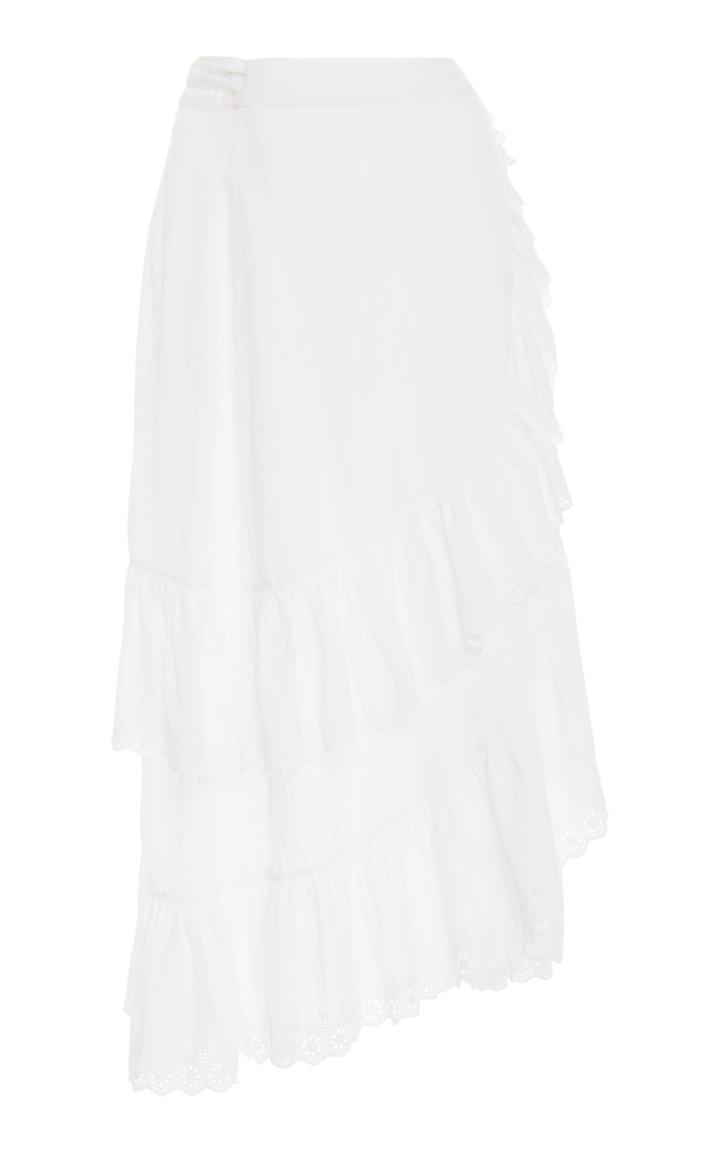 Loveshackfancy Halle Tiered Maxi Skirt