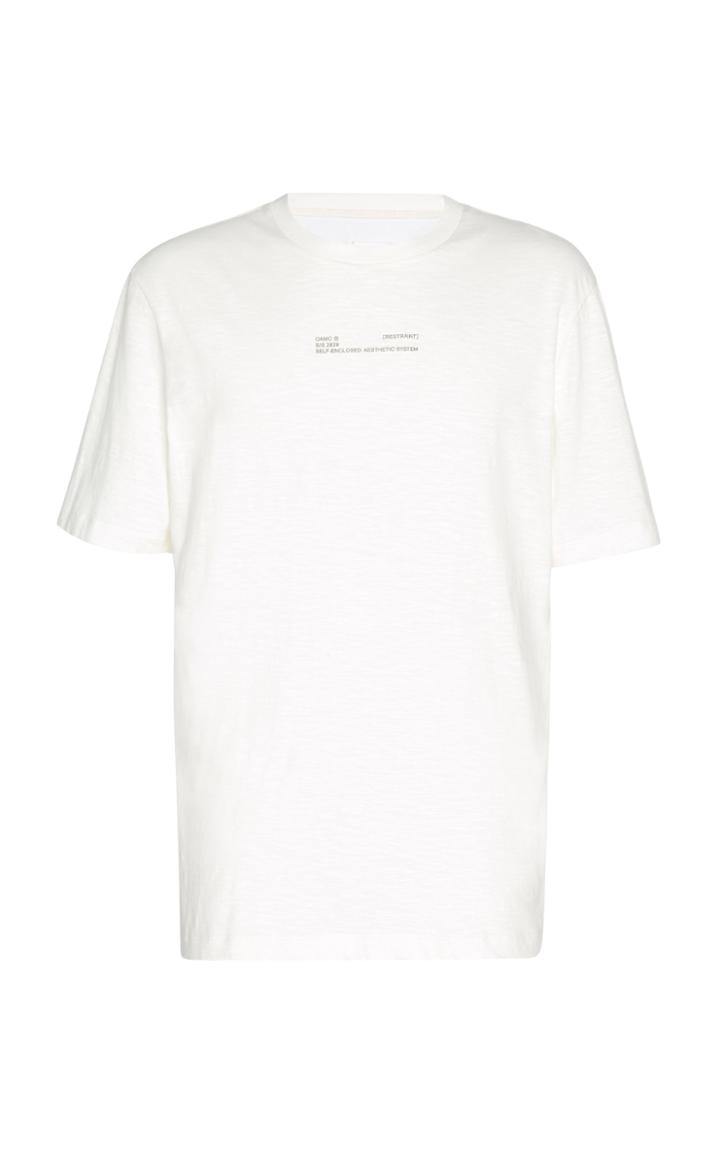 Oamc Dream Logo Cotton T-shirt