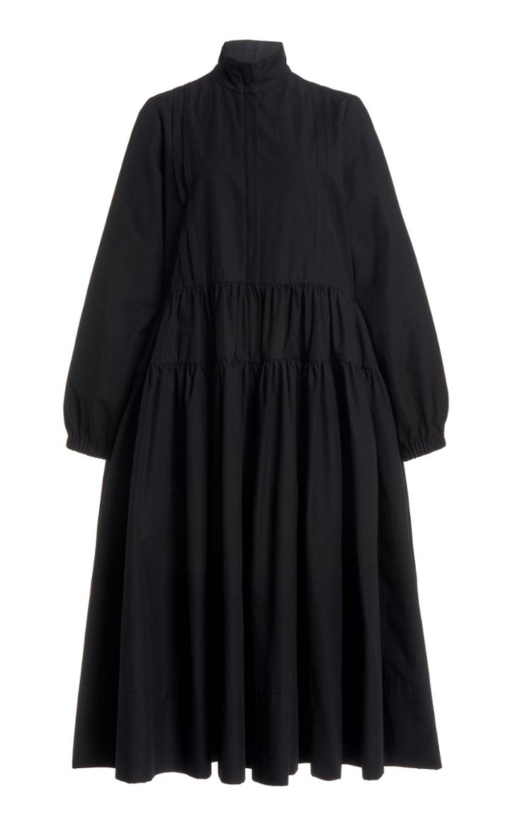 Moda Operandi Molly Goddard Lorena Tiered Cotton-blend Shell Coat