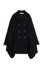 Moda Operandi Jw Anderson Wool-blend Draped Back Peacoat