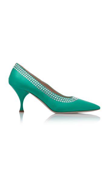 Miu Miu Decollete Embellished Pumps