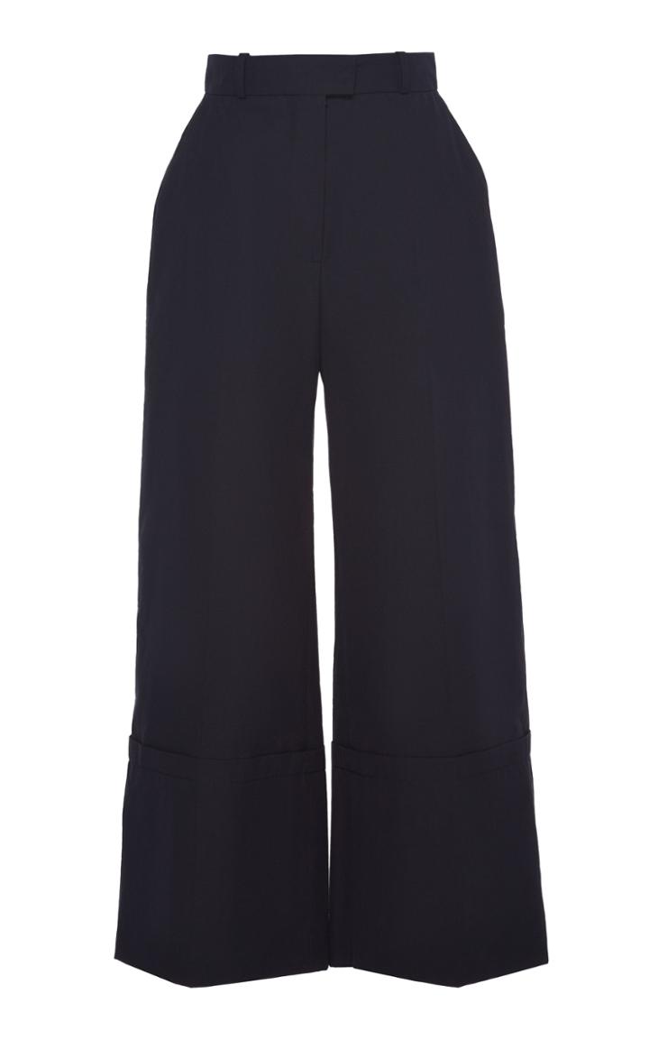 Martin Grant High-rise Cotton Wide-leg Pants