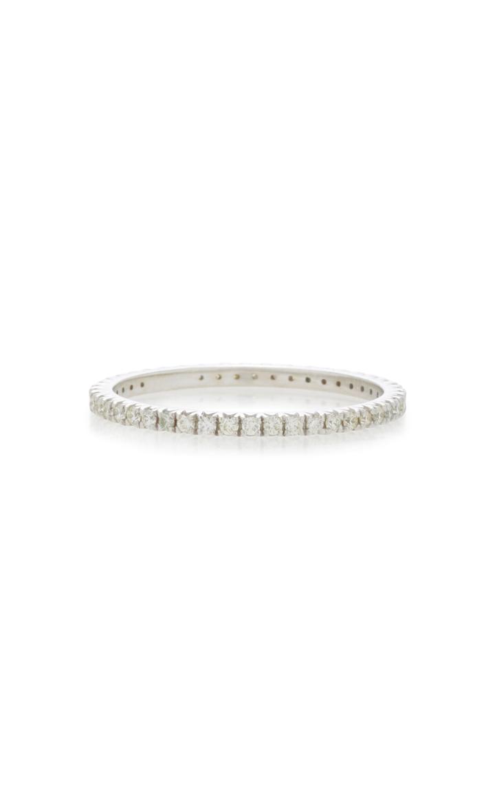Ila Odo 14k White Gold And Diamond Ring