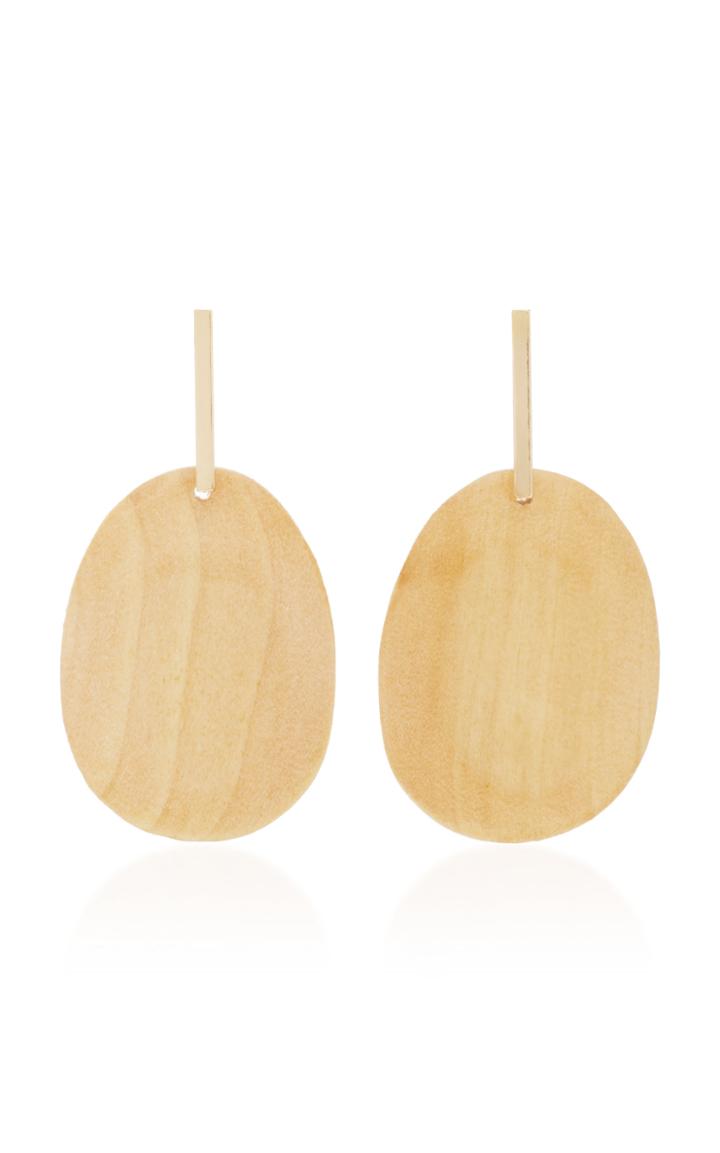 Sophie Monet The Petal Wood Earrings
