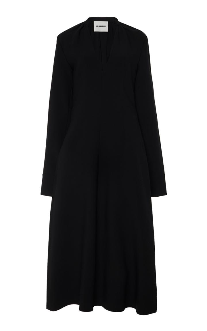 Moda Operandi Jil Sander Structured Wool-blend Dress