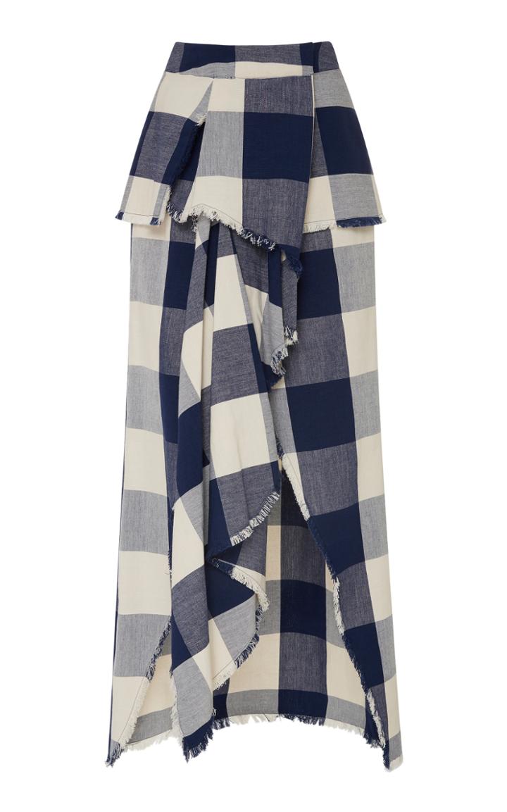 Johanna Ortiz El Crisol Cotton Canvas Skirt