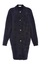 Tak.ori Blue Printed Bomber Coat