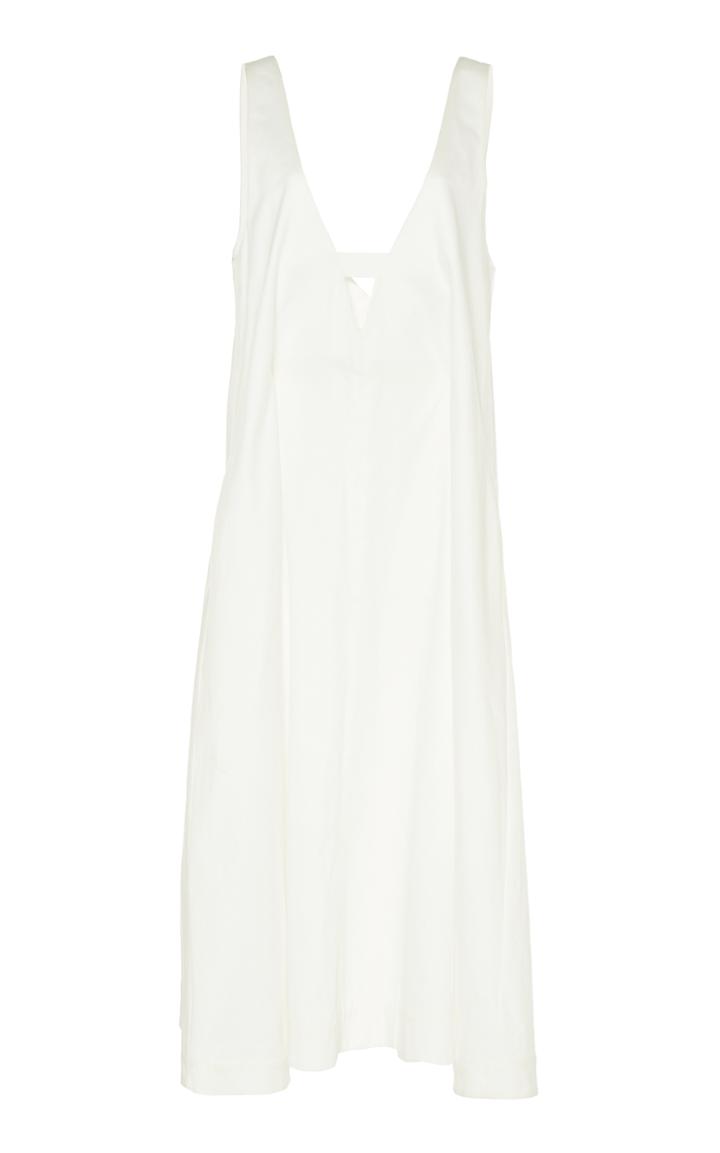 Cult Gaia White Eden Trapeze Dress
