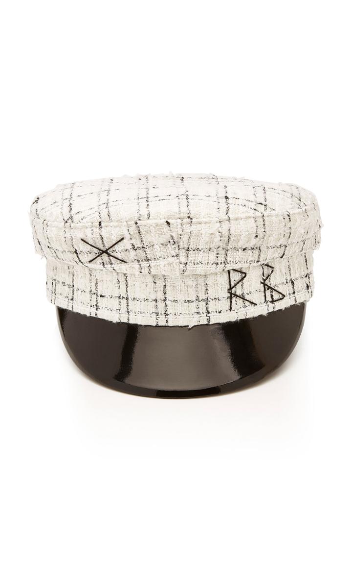 Ruslan Baginskiy Hats Checked Wool-tweed Cap