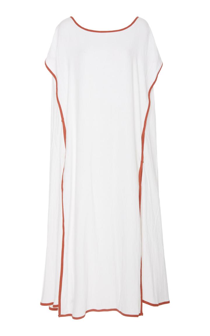 Bird & Knoll Gigi Linen-blend Poncho