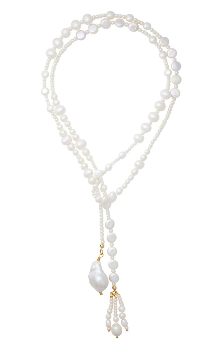 Moda Operandi Brinker & Eliza Freshwater Pearl Julia Lariat Necklace