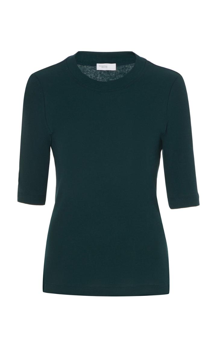 Rosetta Getty Elbow-length Cotton T-shirt