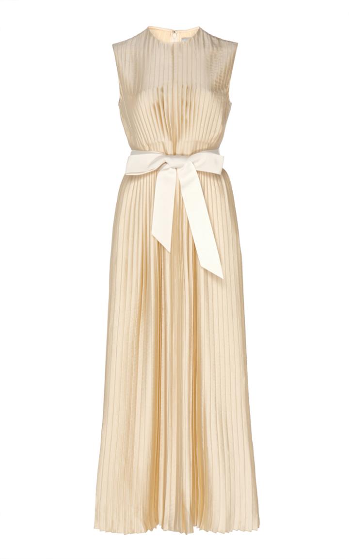Moda Operandi Huishan Zhang Jane Waist-bow Pilass Maxi Dress Size: 6