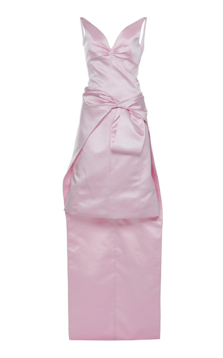 Paco Rabanne Draped Satin Dress