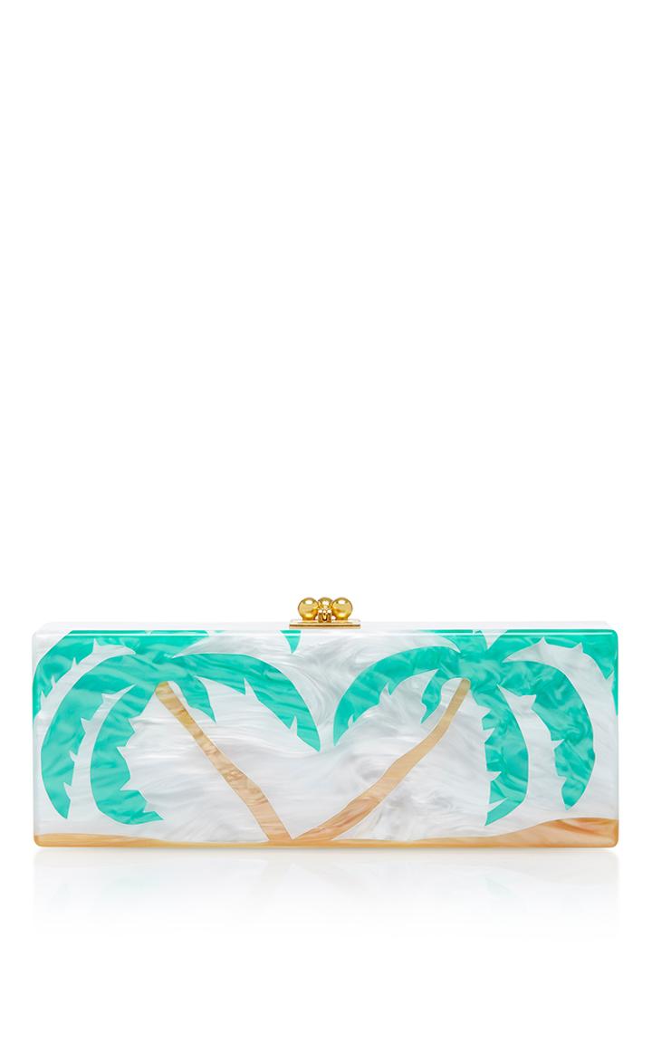 Edie Parker Flavia Palms Clutch