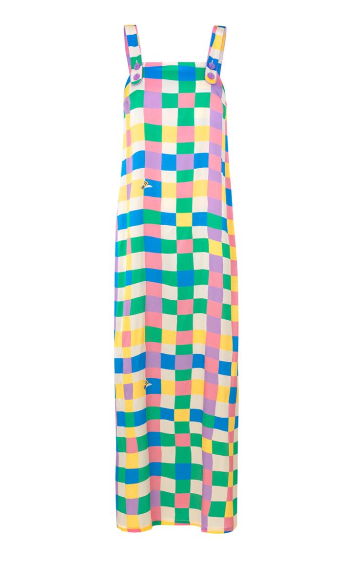 Helmstedt Silk Satin Maxi Dress