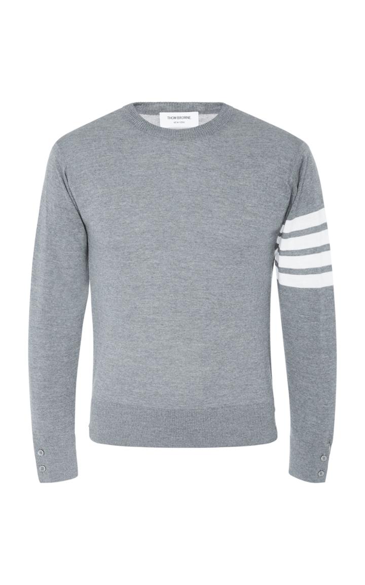 Thom Browne Striped Merino Wool Sweater