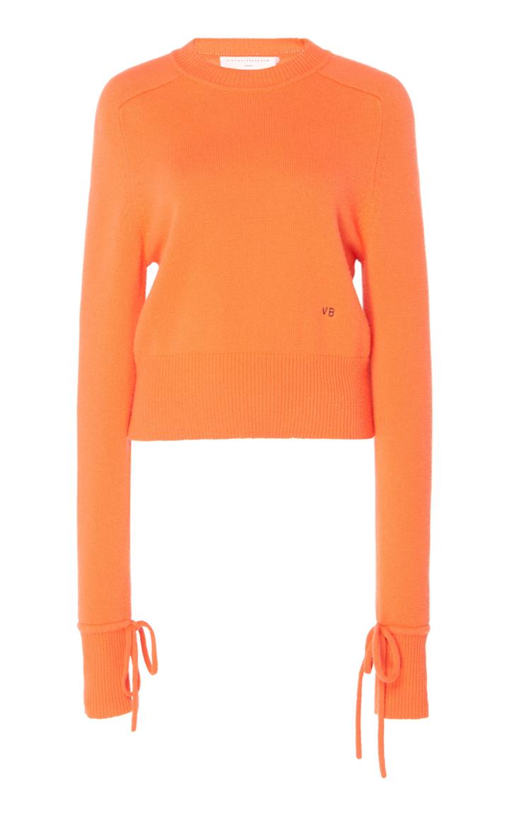 Victoria Beckham Sleeve-tied Cashmere Sweater