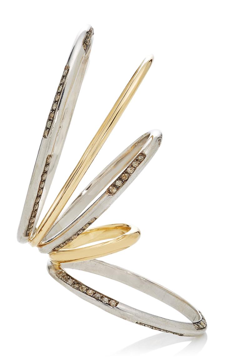 Gaelle Khouri Twisted Parallel Ring