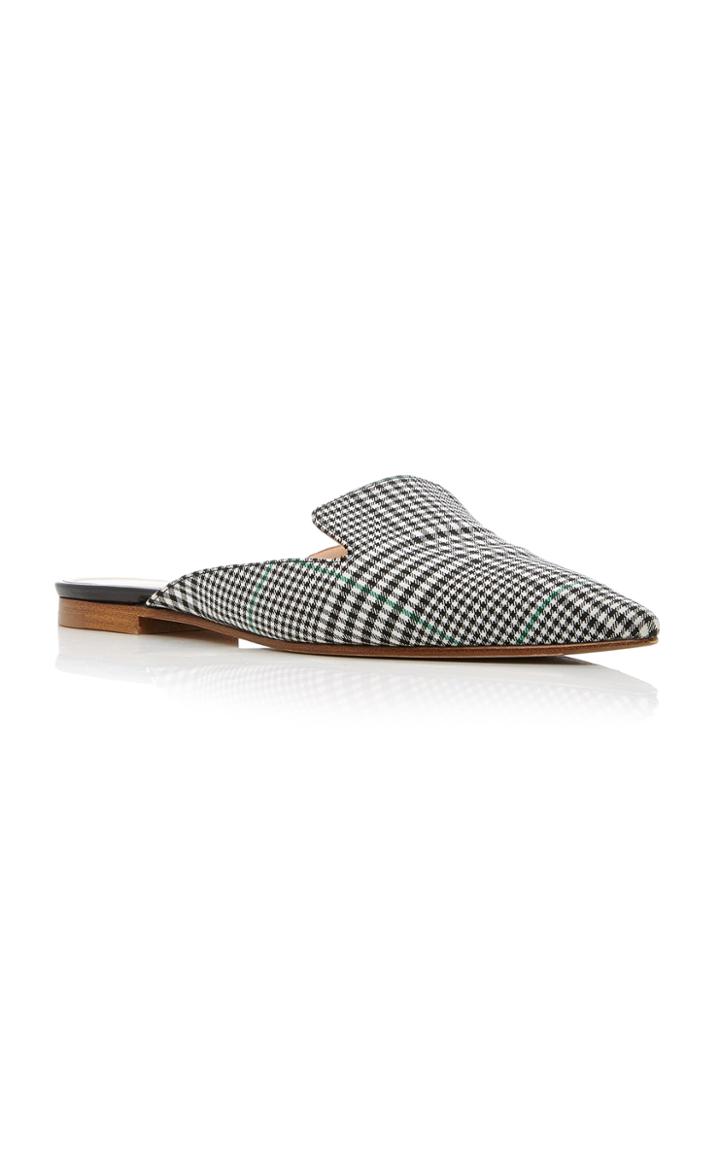 Monse Glen Plaid Mule