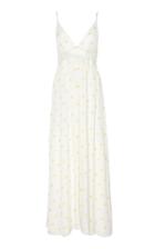 Sandra Mansour Soft Summer Floral Silk Dress
