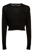 Cynthia Rowley Cropped Cashmere Sweater