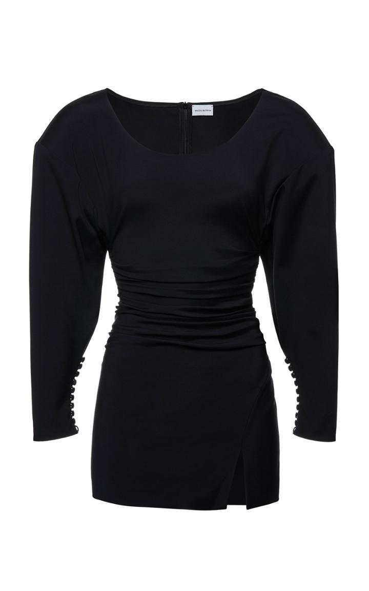 Moda Operandi Magda Butrym Isca Ruched Jersey Mini Dress Size: 36
