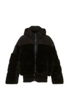 Bogner Sport Duna Faux Fur And Shell Jacket Size: 4