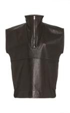 Moda Operandi Ganni Stitch Leather Vest